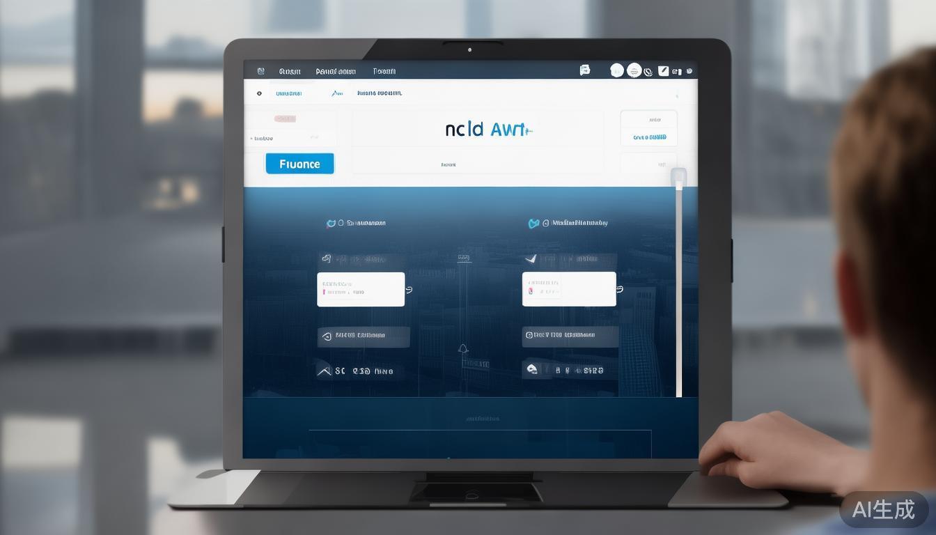 登录成功后，点击首页的“财务”或者“账户”菜单，进